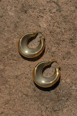 Gold Look Out Hoop Earrings*JLUXLABEL Discount