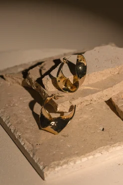 Gold Lulu Open Hoop Earrings*JLUXLABEL Hot