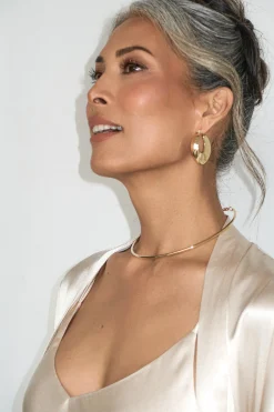 Gold Royal Huggie Hoop Earrings*JLUXLABEL Discount