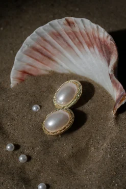 Gold Shoreline Earring Set*JLUXLABEL Hot