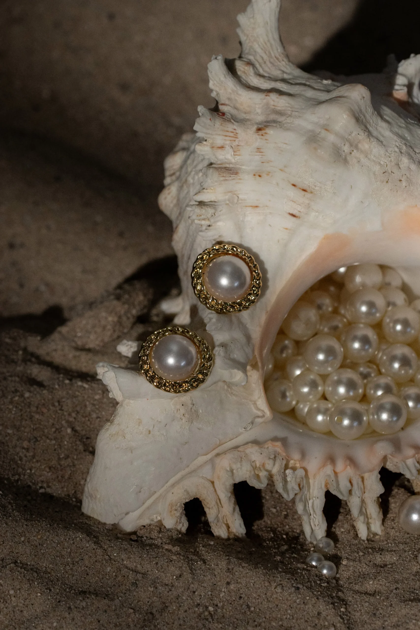 Gold Shoreline Earring Set*JLUXLABEL Hot