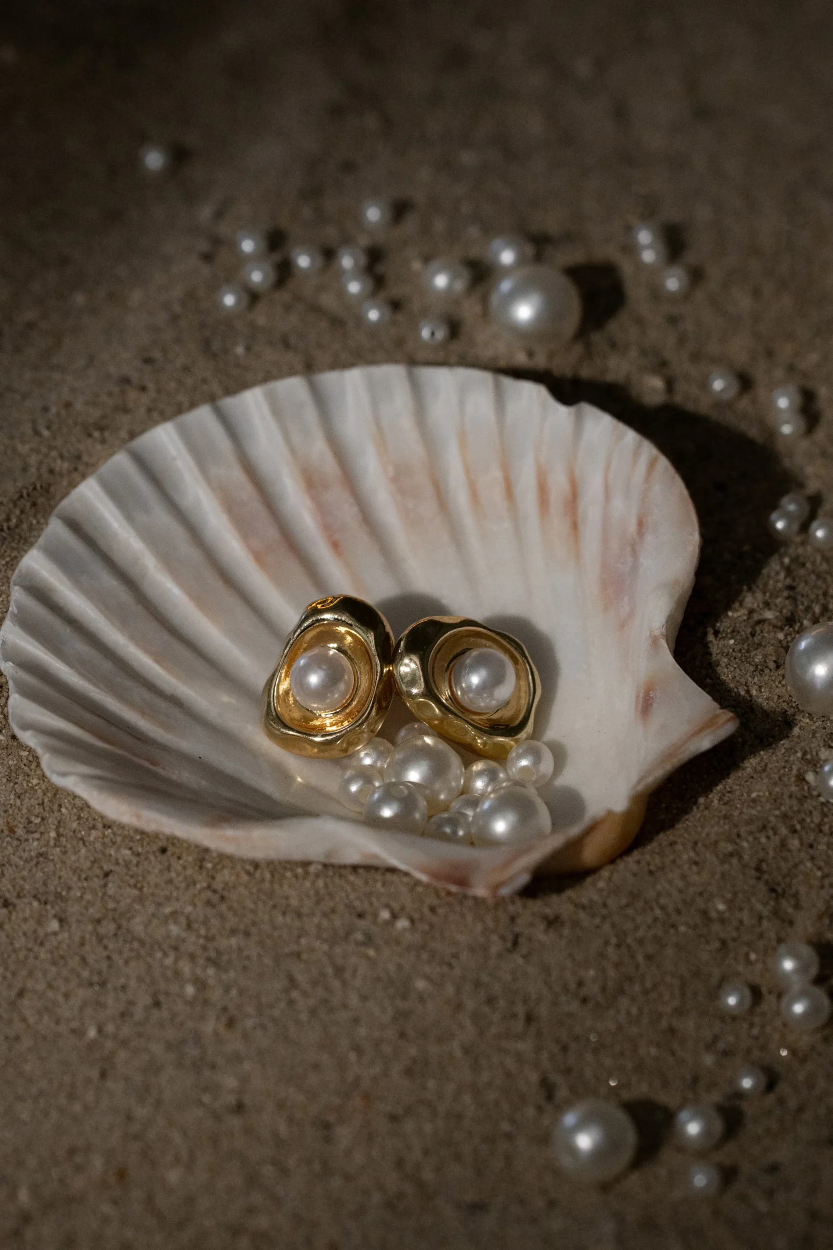 Gold Shoreline Earring Set*JLUXLABEL Hot