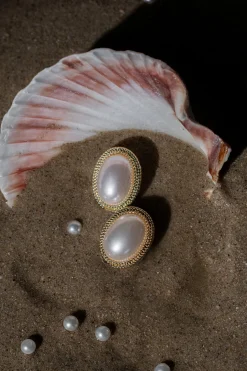 Gold Shoreline Earring Set*JLUXLABEL Hot