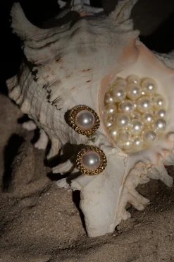 Gold Shoreline Earring Set*JLUXLABEL Hot