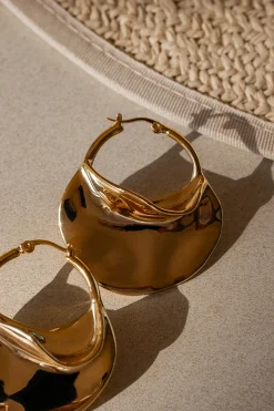 Gold Solar Earrings*JLUXLABEL Online