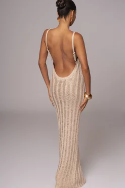 Gold Unwind And Reset Maxi Dress*JLUXLABEL Fashion