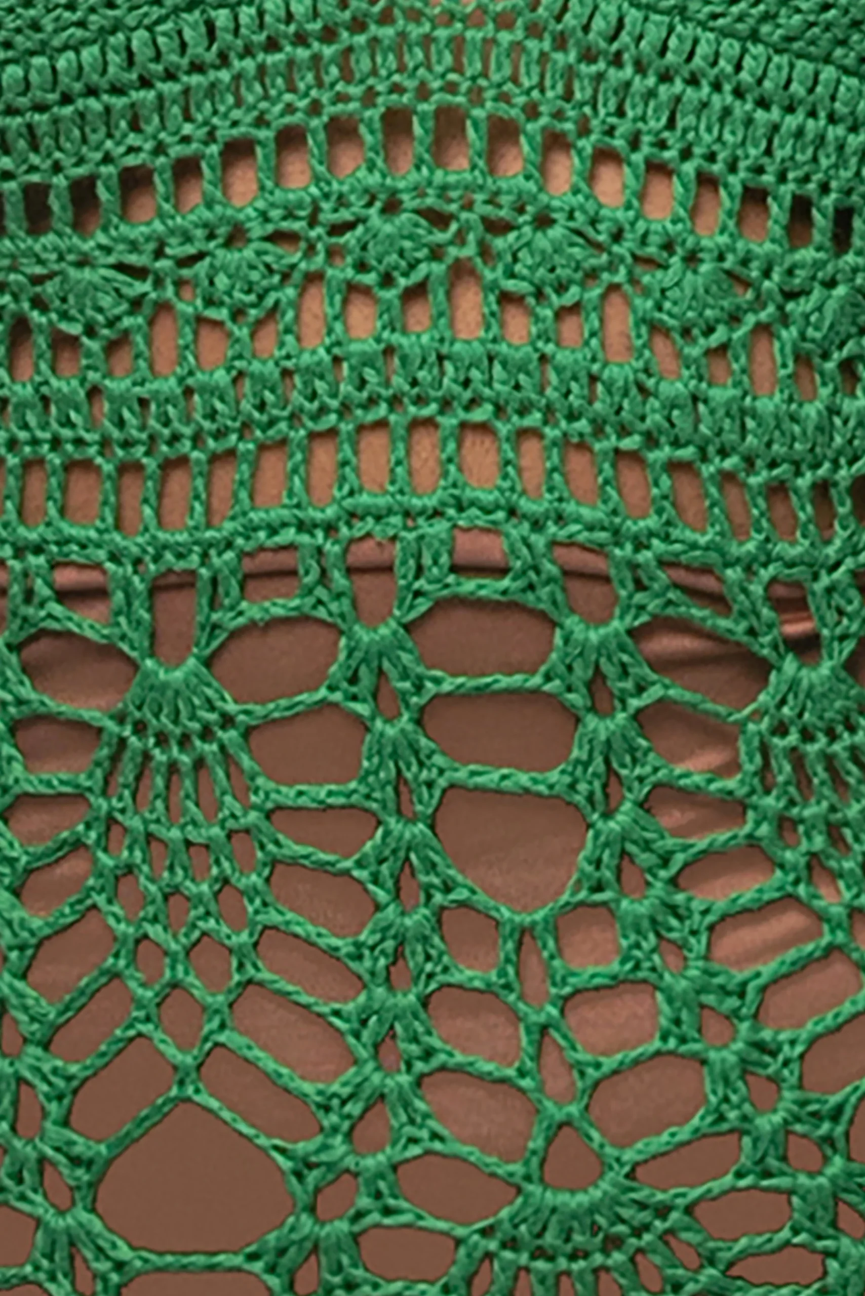 Green Great Escape Crochet Maxi Dress*JLUXLABEL Clearance