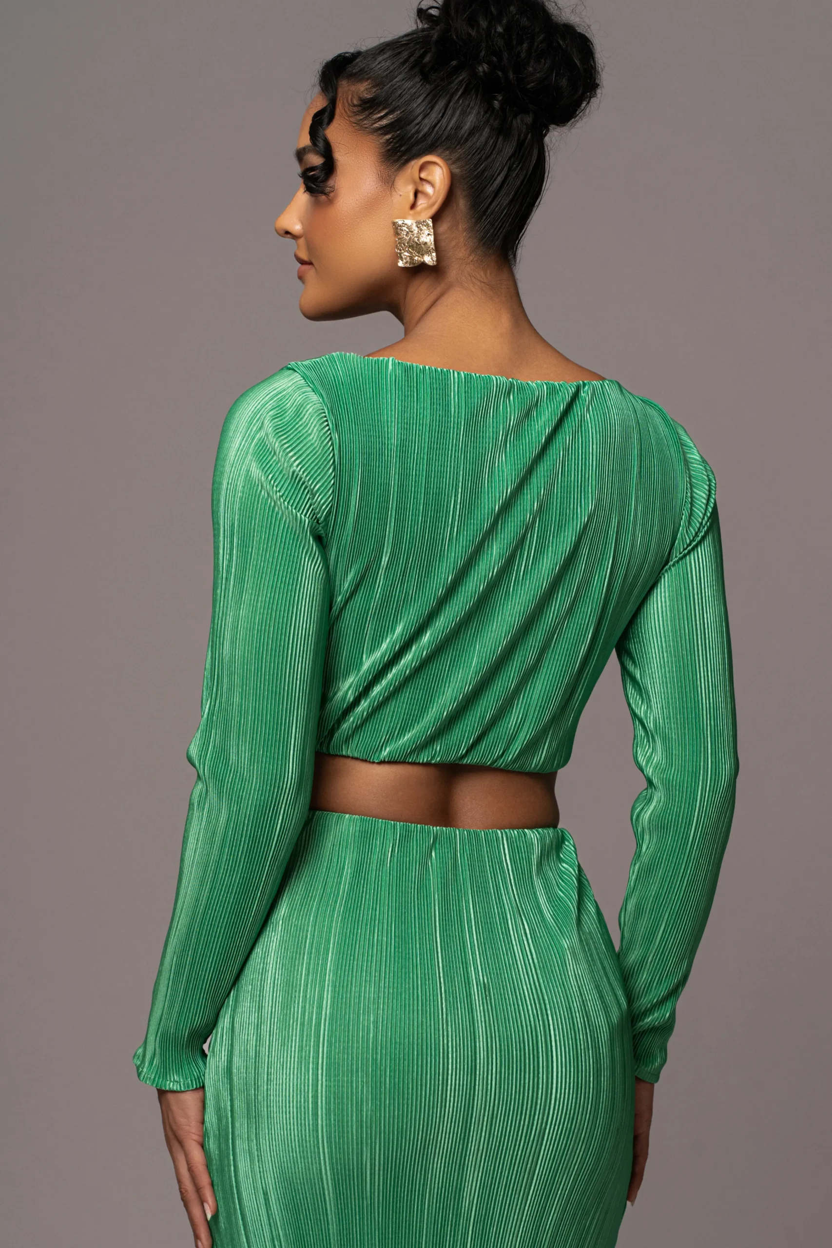 Green Haidyn Skirt Set*JLUXLABEL Clearance