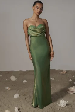 Green Iridescent Visions Of You Dress*JLUXLABEL Outlet