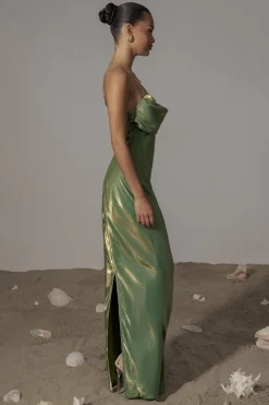 Green Iridescent Visions Of You Dress*JLUXLABEL Outlet