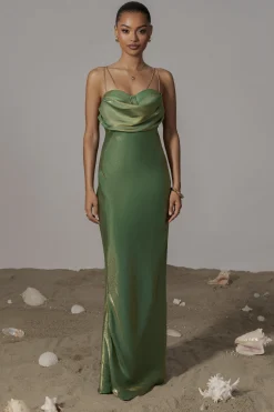 Green Iridescent Visions Of You Dress*JLUXLABEL Outlet