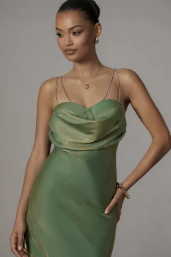 Green Iridescent Visions Of You Dress*JLUXLABEL Outlet