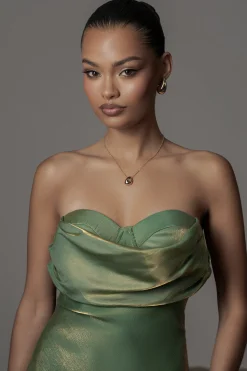 Green Iridescent Visions Of You Dress*JLUXLABEL Outlet