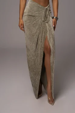 Grey Chosen One Velvet Skirt Set*JLUXLABEL Discount
