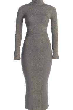 Grey Dakotah Midi Dress*JLUXLABEL Outlet