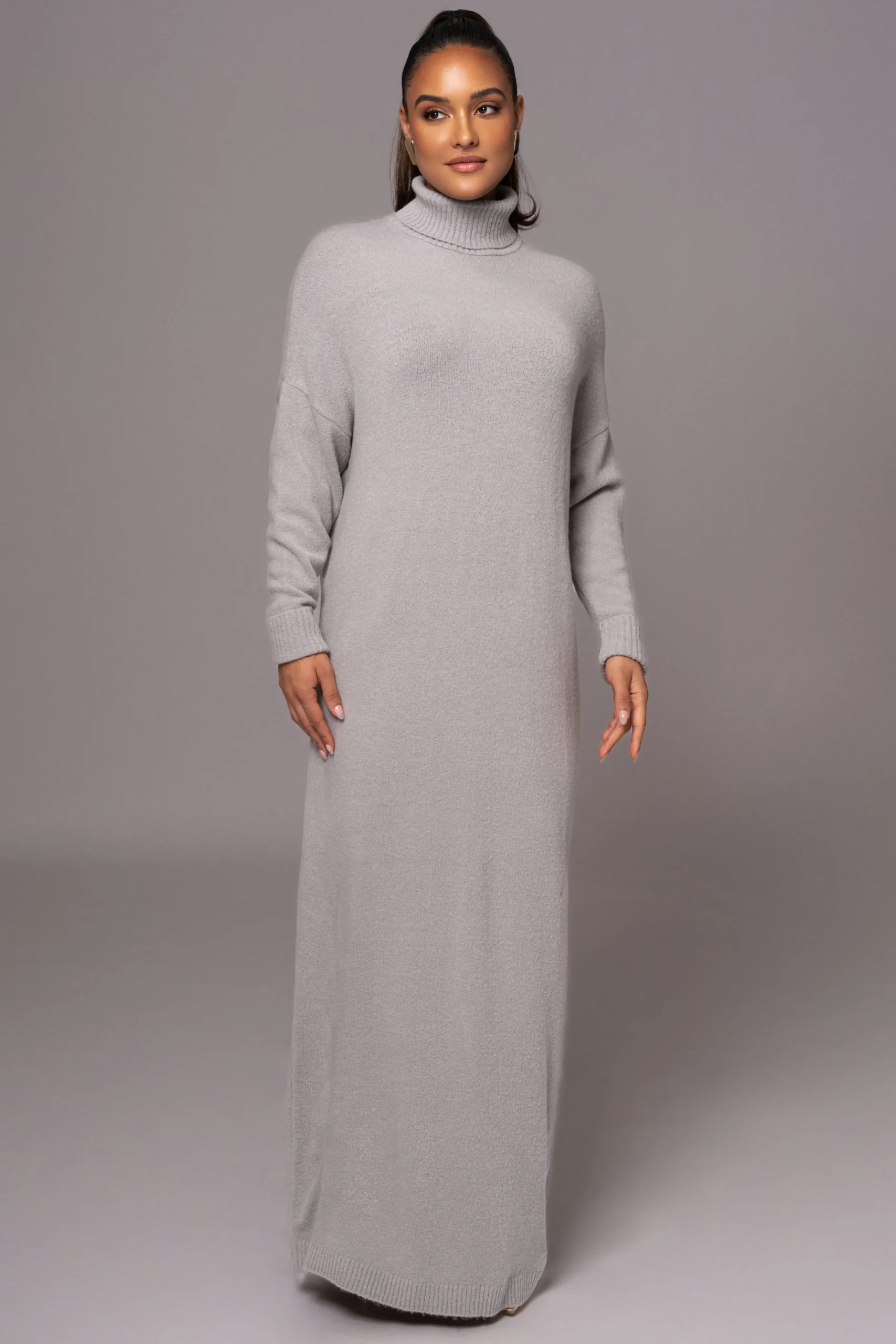 Grey Hartley Knit Maxi Dress*JLUXLABEL Online