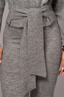 Grey Ivy Sweater Knit Pant Set*JLUXLABEL Outlet