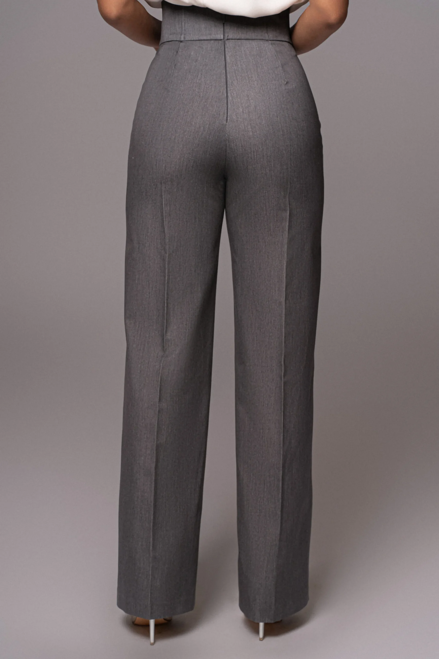 Grey Novena Woven Pants*JLUXLABEL Clearance