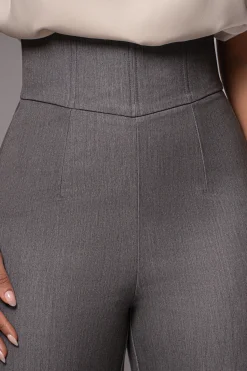 Grey Novena Woven Pants*JLUXLABEL Clearance