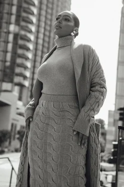 Grey Stepping Out Sweater Cardigan*JLUXLABEL Fashion