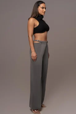 Grey Symone Cutout Pants*JLUXLABEL Online