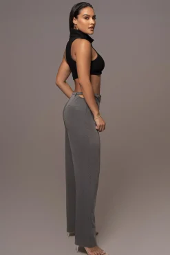 Grey Symone Cutout Pants*JLUXLABEL Online