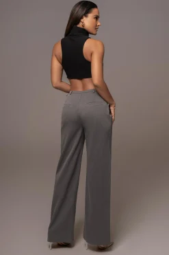Grey Symone Cutout Pants*JLUXLABEL Online