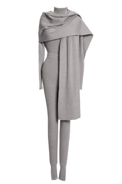 Heather Grey Cardinal Essential Knit Scarf*JLUXLABEL Fashion