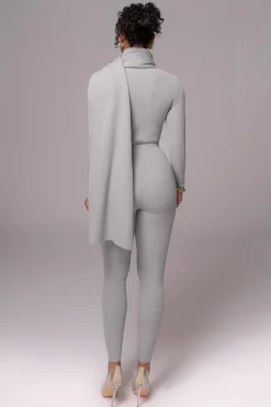 Heather Grey Cardinal Essential Knit Scarf*JLUXLABEL Fashion