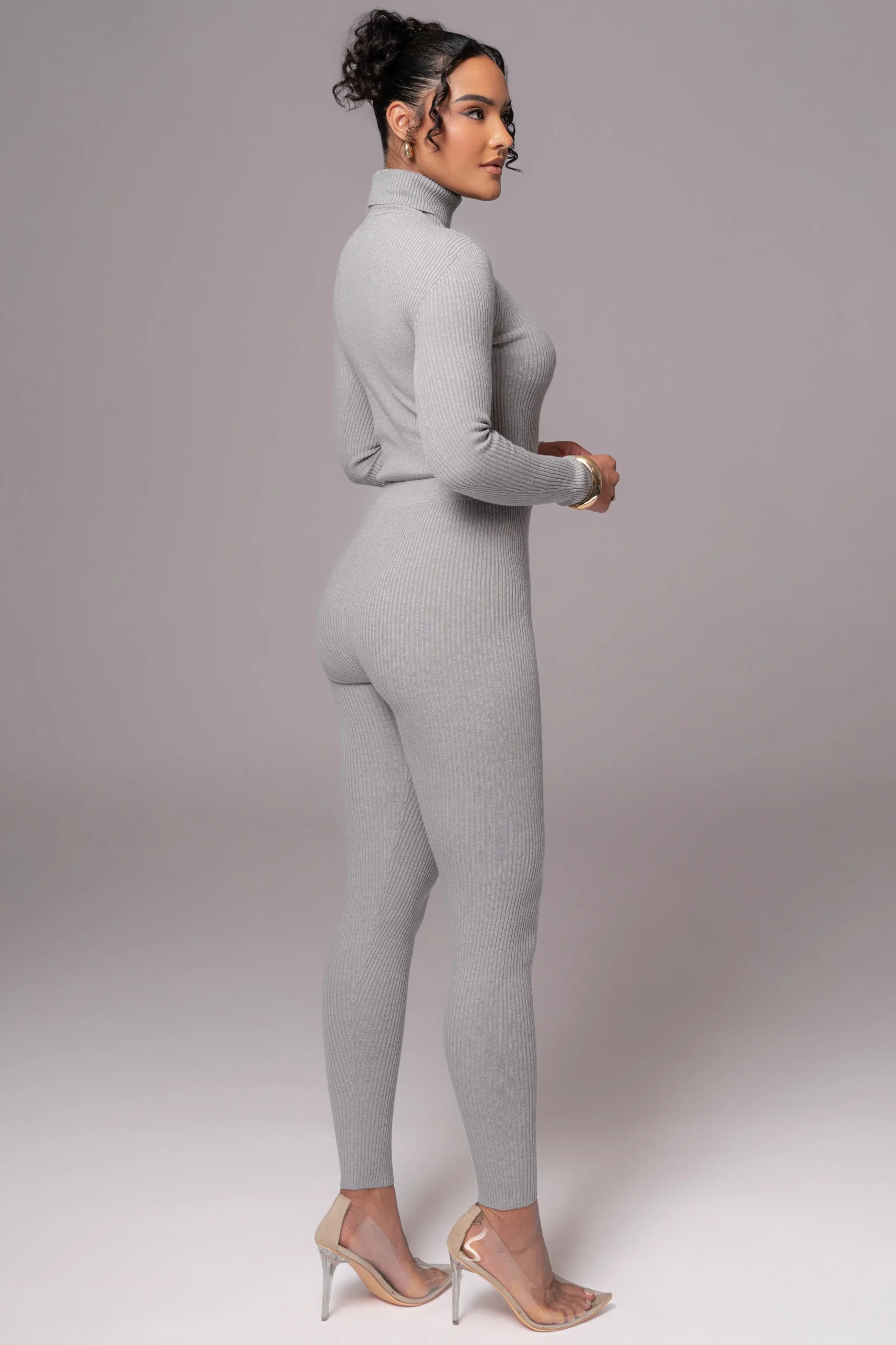 Heather Grey Naaya Ribbed Leggings*JLUXLABEL Best