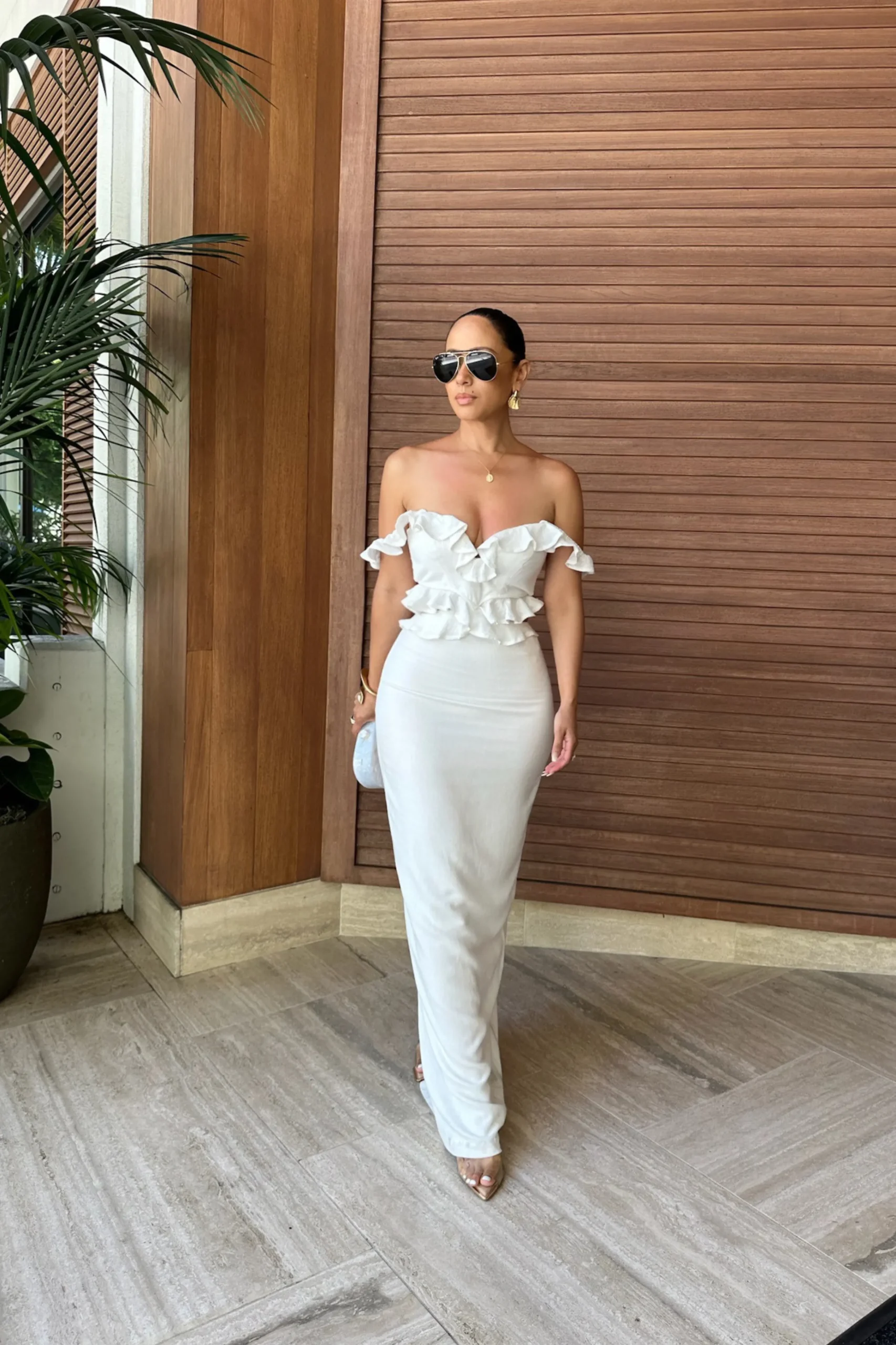 Ivory Brighter Days Linen Maxi Dress*JLUXLABEL Clearance