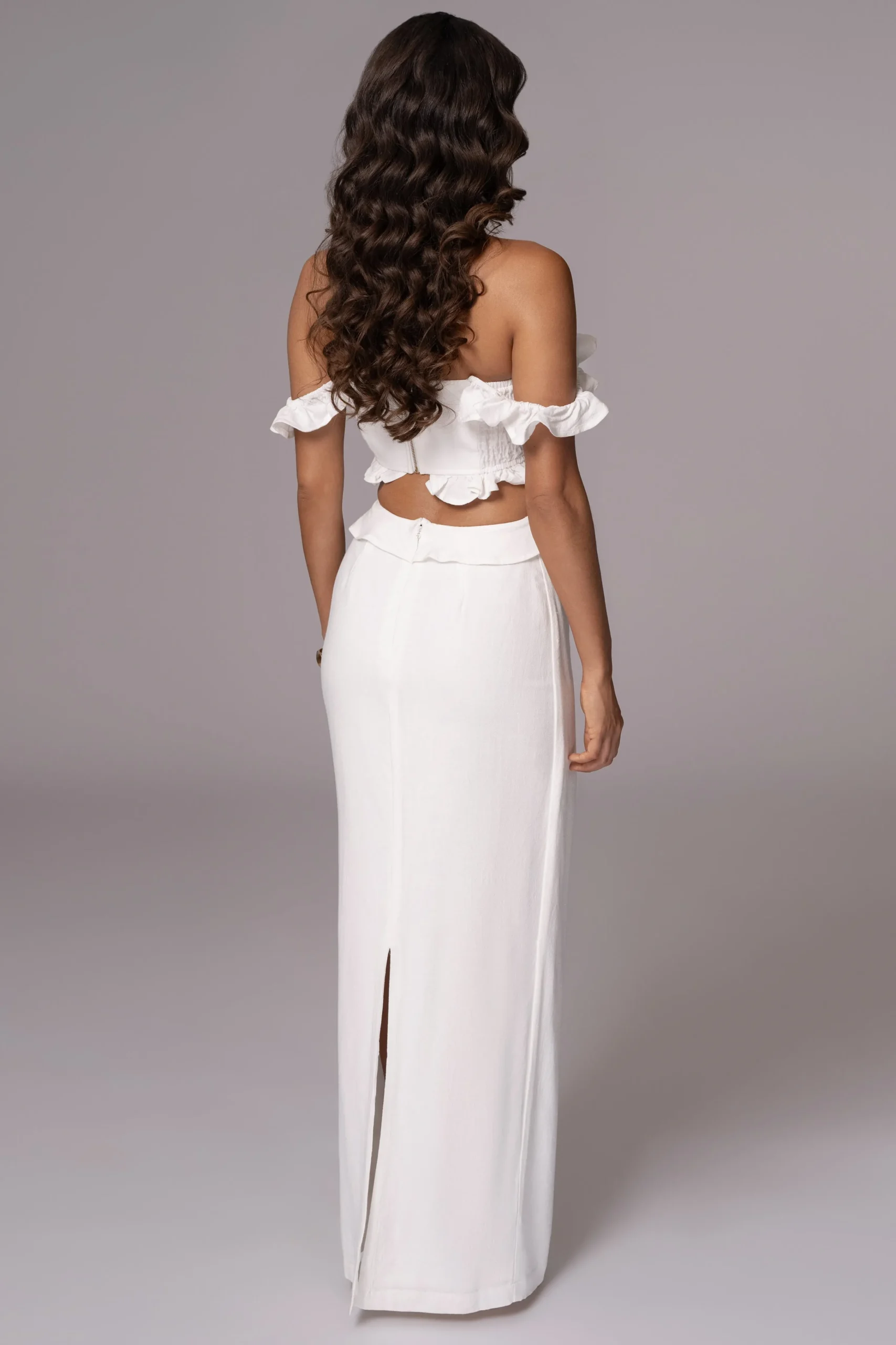 Ivory Brighter Days Linen Maxi Dress*JLUXLABEL Clearance