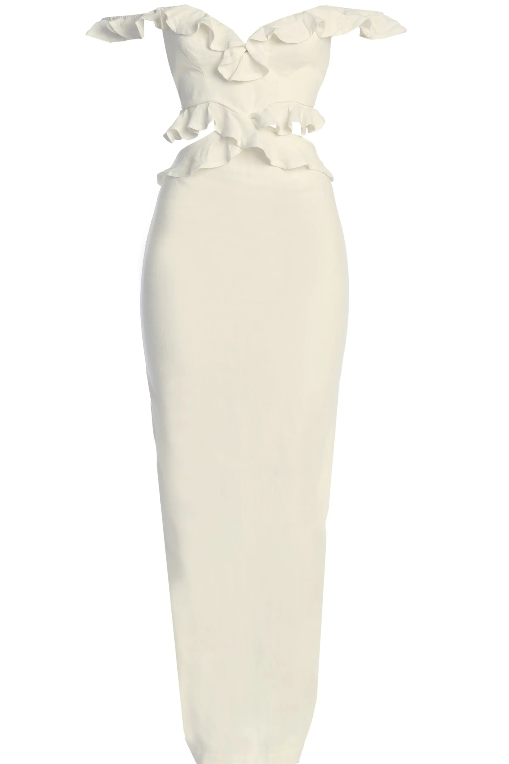 Ivory Brighter Days Linen Maxi Dress*JLUXLABEL Clearance