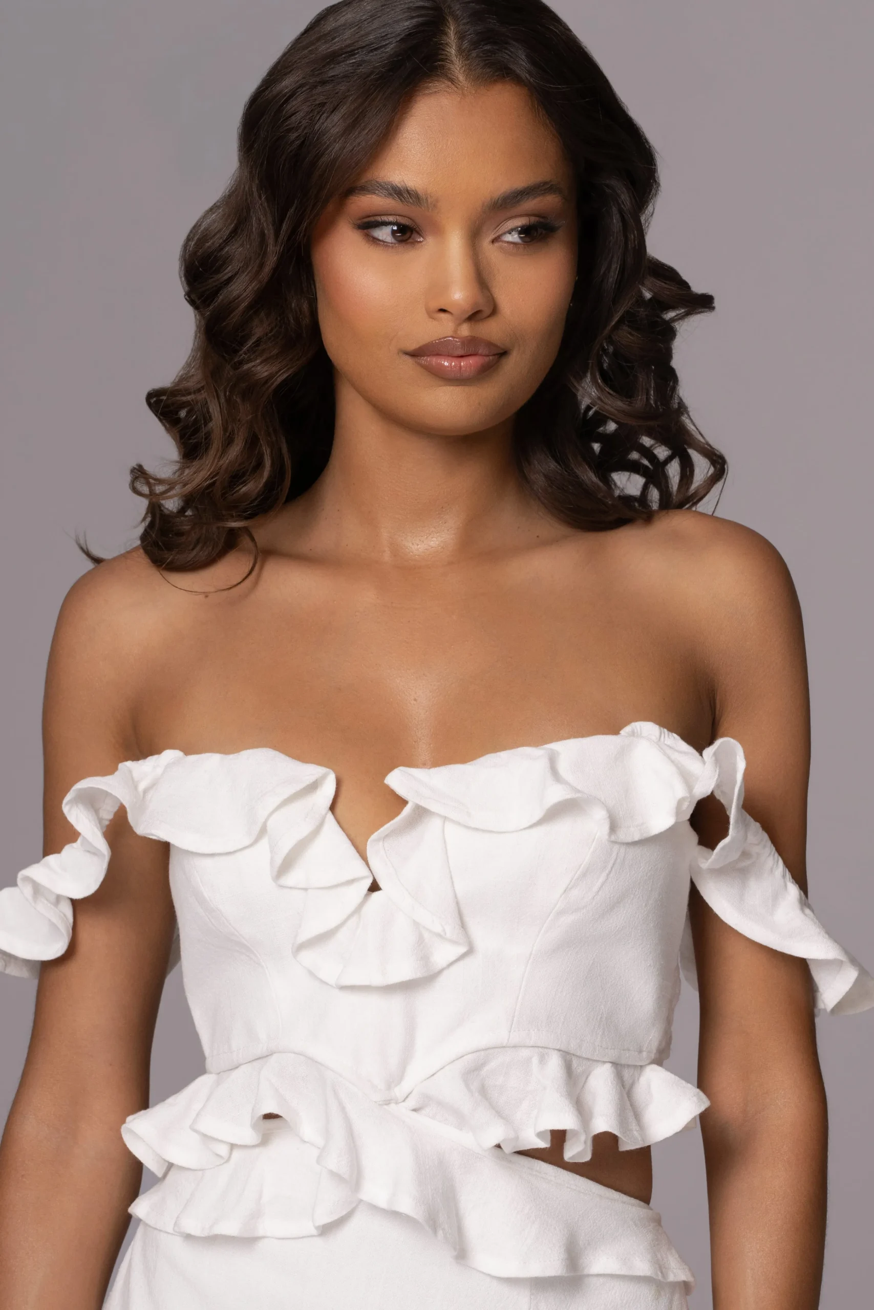 Ivory Brighter Days Linen Maxi Dress*JLUXLABEL Clearance