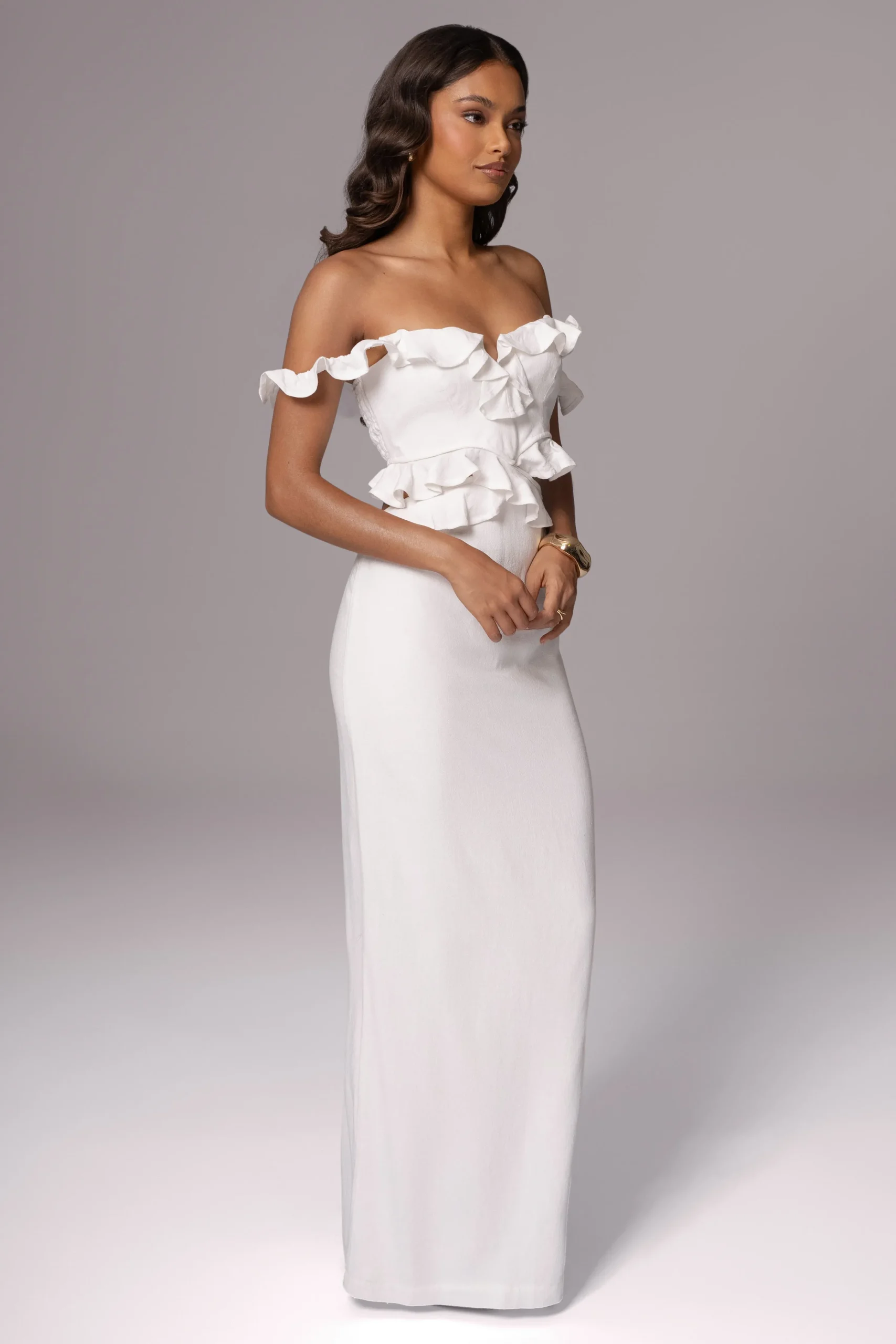 Ivory Brighter Days Linen Maxi Dress*JLUXLABEL Clearance