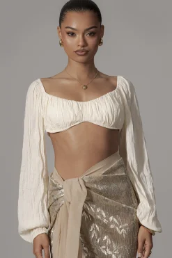 Ivory Carey Long Sleeve Top*JLUXLABEL New