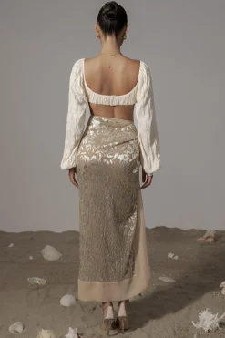 Ivory Carey Long Sleeve Top*JLUXLABEL New