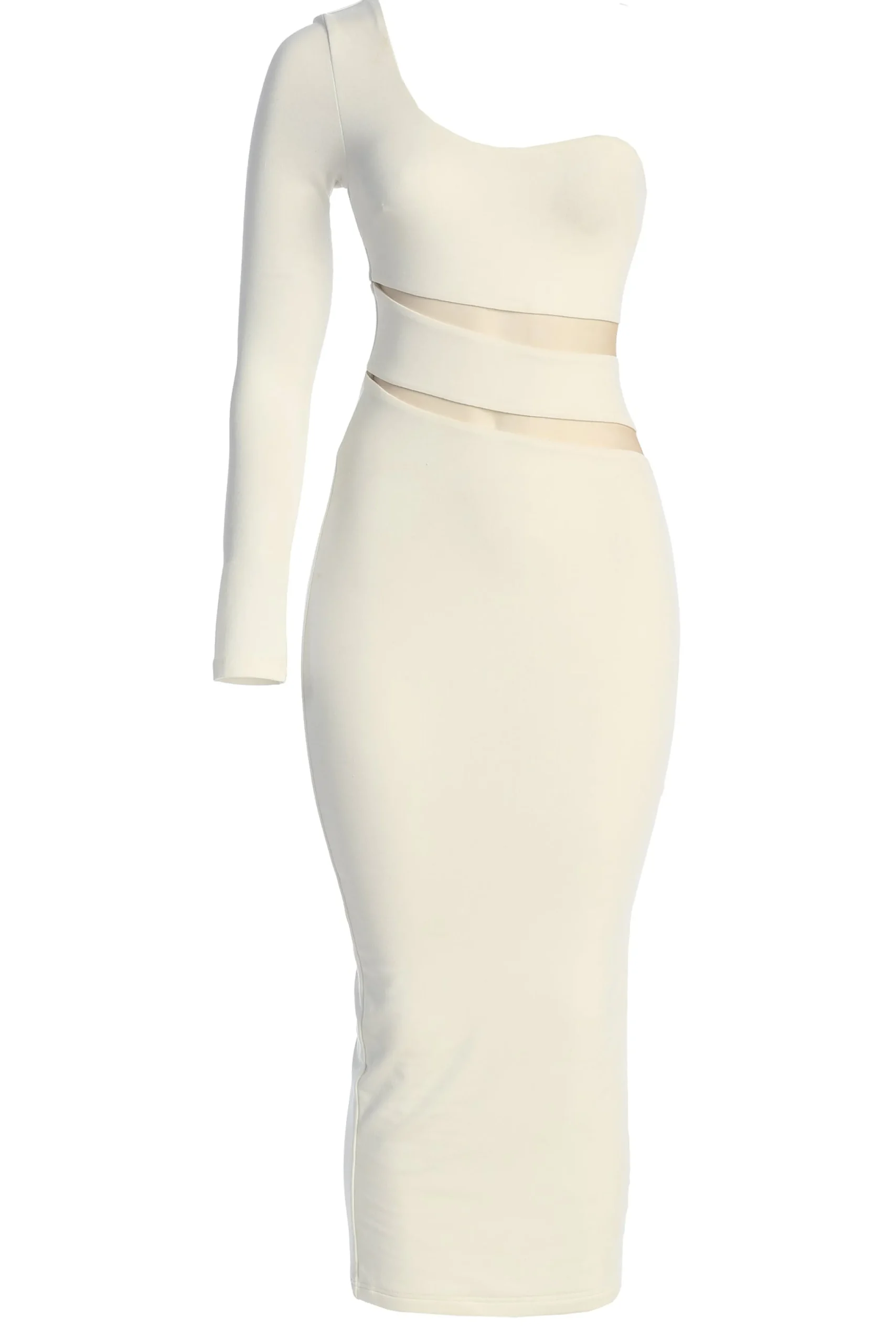 Ivory Chase The Night One Shoulder Dress*JLUXLABEL Online