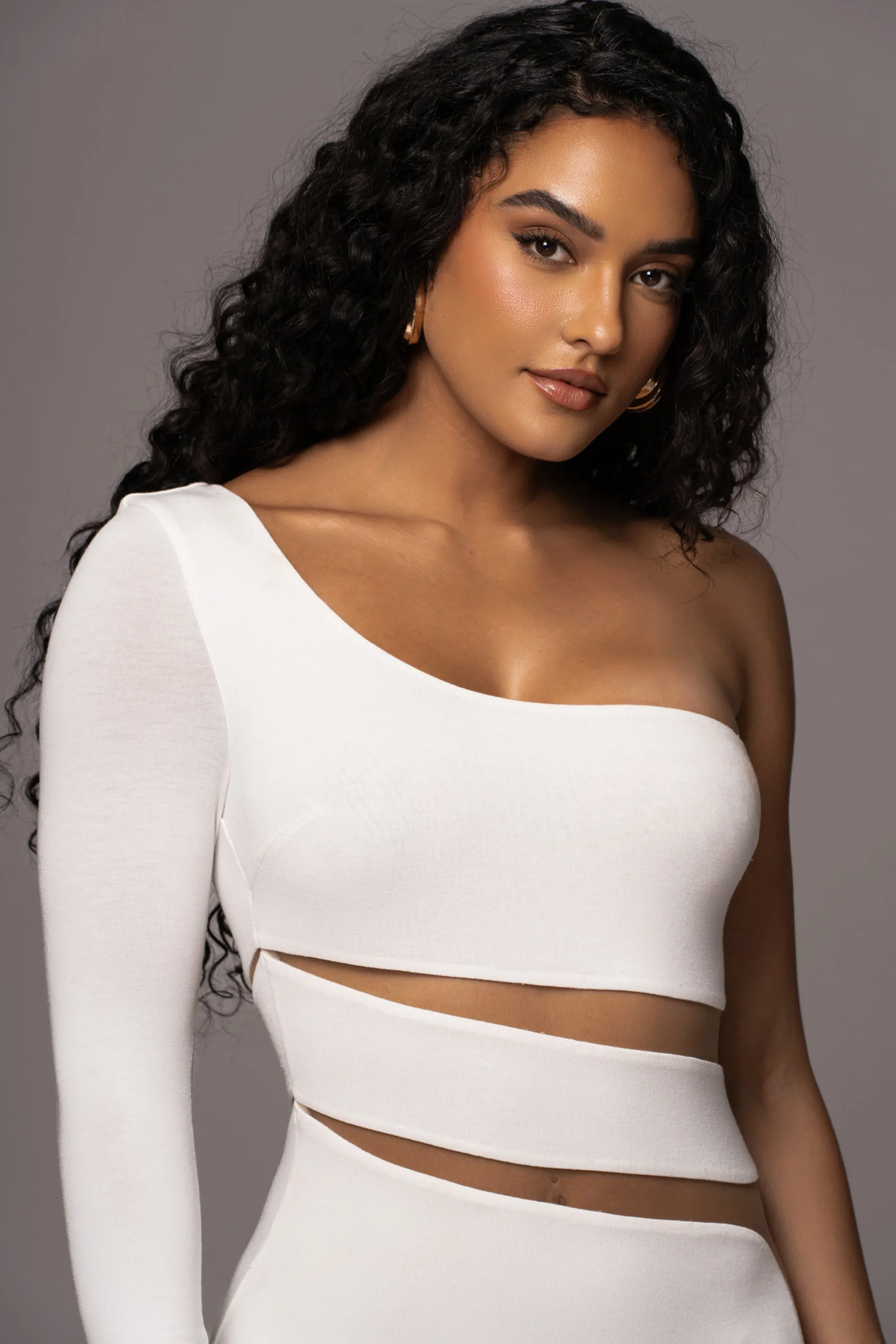 Ivory Chase The Night One Shoulder Dress*JLUXLABEL Online