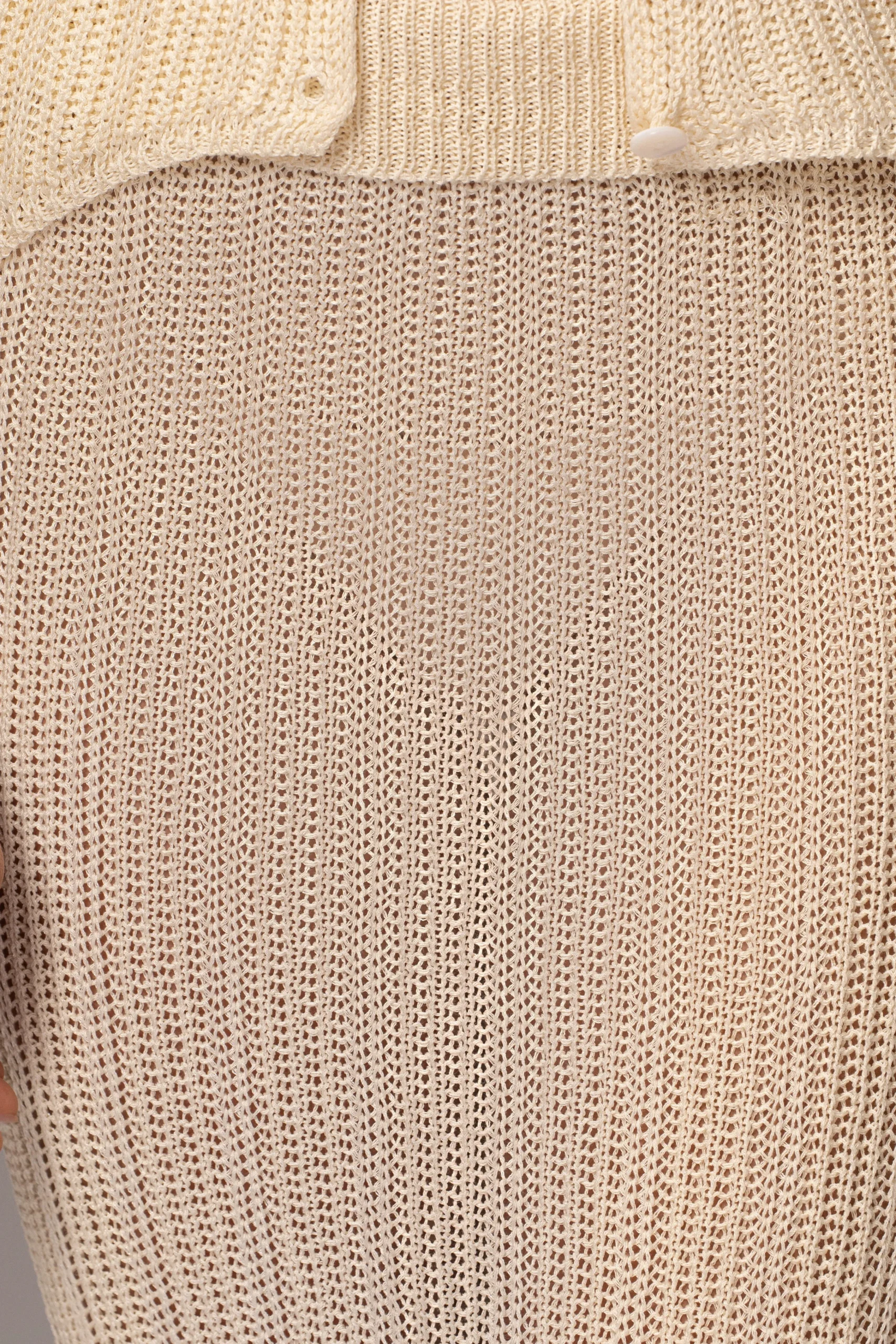 Ivory Cyrus Ribbed Skirt Set*JLUXLABEL Discount