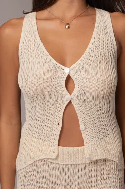 Ivory Cyrus Ribbed Skirt Set*JLUXLABEL Discount