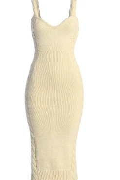 Ivory Daria Sweater Knit Dress*JLUXLABEL Clearance