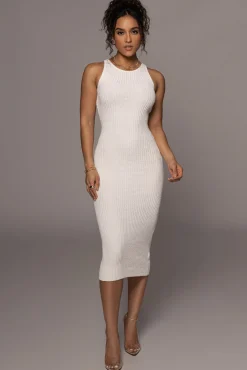 Ivory Day To Night Midi Dress*JLUXLABEL Outlet