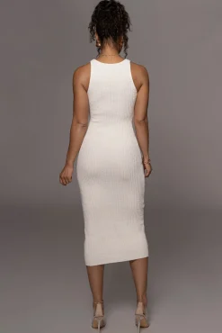 Ivory Day To Night Midi Dress*JLUXLABEL Outlet