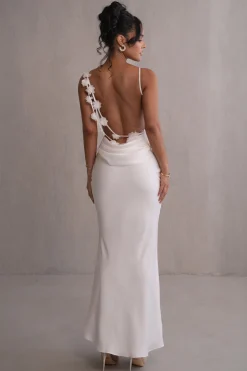 Ivory Down The Aisle Satin Gown*JLUXLABEL Best