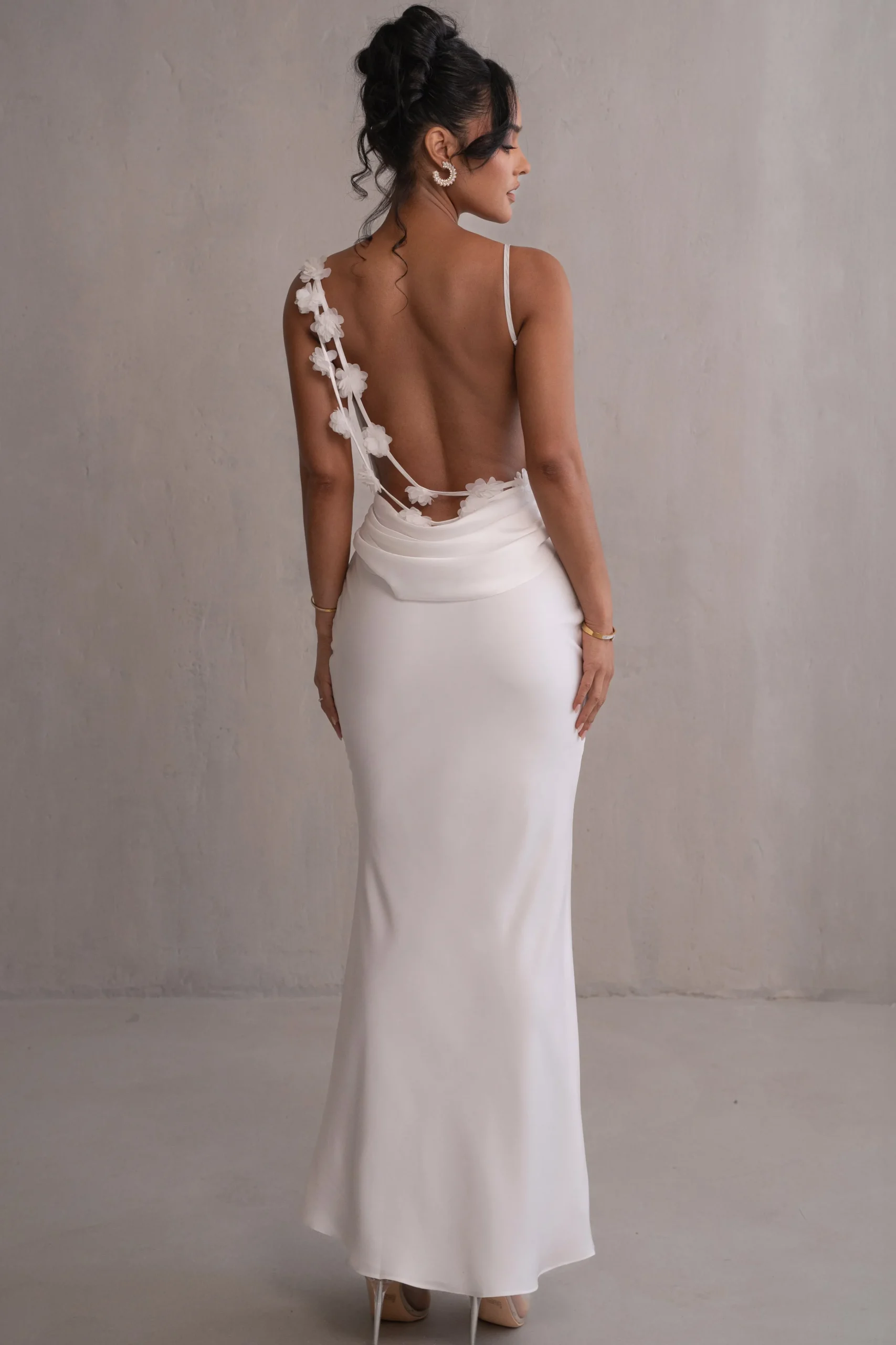 Ivory Down The Aisle Satin Gown*JLUXLABEL Best