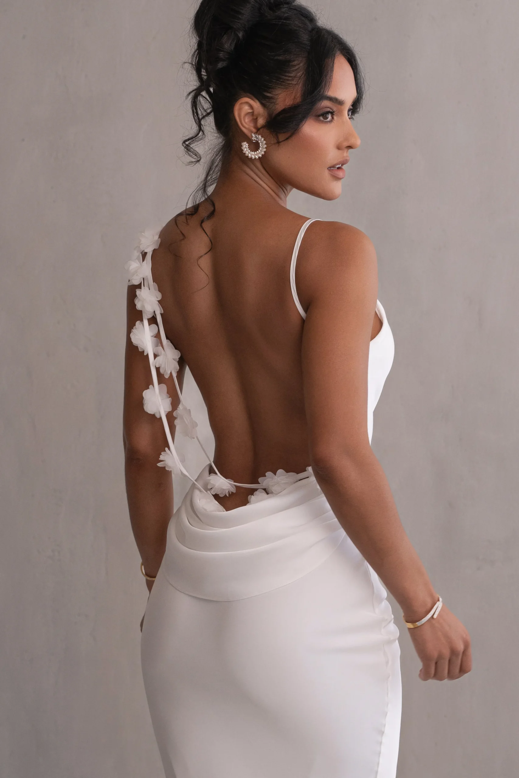 Ivory Down The Aisle Satin Gown*JLUXLABEL Best