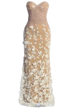 Ivory Everlasting Embroidered Gown*JLUXLABEL Sale