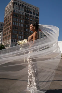 Ivory Everlasting Embroidered Gown*JLUXLABEL Sale
