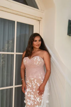 Ivory Everlasting Embroidered Gown*JLUXLABEL Sale